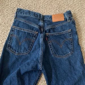 Levi's Ribcage straight leg jeans